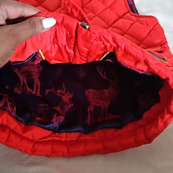 Ted Baker Kid's Zip-Up Puffy Vest 4 Years Red - Picture 14 of 16